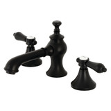 Kingston Brass  KC7060BAL Heirloom 8 in. Widespread Two Handle Bathroom Faucet, Matte Black