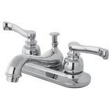 Kingston Brass KB8601 Royale 4" Centerset Bathroom Faucet, Polished Chrome