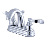 Kingston Brass FB5611NFL 4 in. Centerset Bathroom Faucet, Polished Chrome