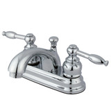 Kingston Brass FB2601KL Knight 4" Centerset Bathroom Faucet, Polished Chrome