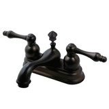 Kingston Brass Fauceture FSY3605ACL 4 in. Centerset Bathroom Faucet, Oil Rubbed Bronze