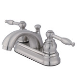 Kingston Brass FB2608KL Knight 4" Centerset Bathroom Faucet, Brushed Nickel