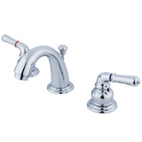 Kingston Brass GKB911 Magellan Widespread Bathroom Faucet, Polished Chrome