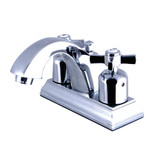 Kingston Brass Fauceture FSC4641ZX 4 in. Centerset Bathroom Faucet, Polished Chrome