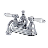 Kingston Brass KS7101BPL 4 in. Centerset Bathroom Faucet, Polished Chrome
