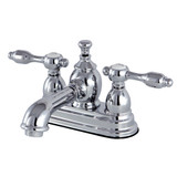 Kingston Brass KS7001TAL 4 in. Centerset Bathroom Faucet, Polished Chrome