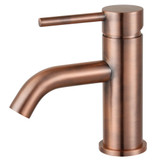 Kingston Brass Fauceture LS8224DL Concord Single-Handle Bathroom Faucet with Push Pop-Up, Antique Copper