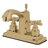 Kingston Brass KS8642EX 4 in. Centerset Bathroom Faucet, Polished Brass