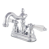 Kingston Brass KB1601WLL 4 in. Centerset Bathroom Faucet, Polished Chrome