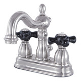 Kingston Brass KB1601PKX 4 in. Centerset Bathroom Faucet, Polished Chrome