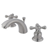 Kingston Brass  KB948AX Victorian Mini-Widespread Bathroom Faucet, Brushed Nickel