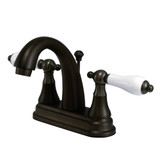 Kingston Brass KS7615PL 4 in. Centerset Bathroom Faucet, Oil Rubbed Bronze