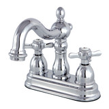 Kingston Brass KS1601BEX 4 in. Centerset Bathroom Faucet, Polished Chrome