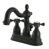 Kingston Brass KS1605BX 4 in. Centerset Bathroom Faucet, Oil Rubbed Bronze