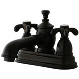 Kingston Brass KS7005TX 4 in. Centerset Bathroom Faucet, Oil Rubbed Bronze