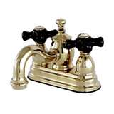 Kingston Brass KS7102PKX 4 in. Centerset Bathroom Faucet, Polished Brass