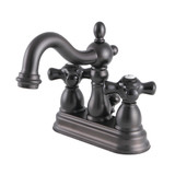 Kingston Brass KB1605PKX 4 in. Centerset Bathroom Faucet, Oil Rubbed Bronze