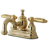 Kingston Brass KS7102GL 4 in. Centerset Bathroom Faucet, Polished Brass