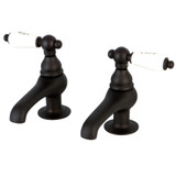 Kingston Brass KS3205PL Restoration Basin Tap Faucet, Oil Rubbed Bronze