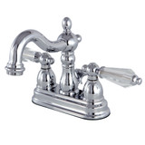 Kingston Brass KS1601WLL 4 in. Centerset Bathroom Faucet, Polished Chrome