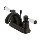 Kingston Brass KB8615DPL 4 in. Centerset Bathroom Faucet, Oil Rubbed Bronze