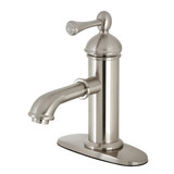 Kingston Brass KS7418BL Paris Single Lever Handle Bathroom Faucet, Brushed Nickel