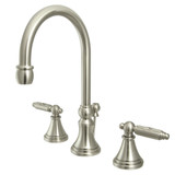 Kingston Brass Fauceture FS2988GL 8 in. Widespread Bathroom Faucet, Brushed Nickel