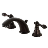 Kingston Brass  KB965ACL American Classic Widespread Bathroom Faucet with Retail Pop-Up, Oil Rubbed Bronze