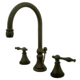 Kingston Brass KS2985NL 8 in. Widespread Bathroom Faucet, Oil Rubbed Bronze