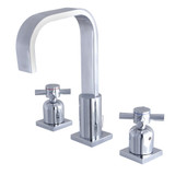 Kingston Brass Fauceture FSC8961DX 8 in. Widespread Bathroom Faucet, Polished Chrome