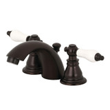 Kingston Brass KB955APL Mini-Widespread Bathroom Faucet, Oil Rubbed Bronze