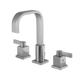 Kingston Brass Fauceture FSC8968NQL 8 in. Widespread Bathroom Faucet, Brushed Nickel