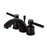 Kingston Brass KB8955DL Mini-Widespread Bathroom Faucet, Oil Rubbed Bronze