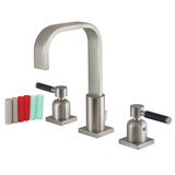 Kingston Brass Fauceture FSC8968DKL 8 in. Widespread Bathroom Faucet, Brushed Nickel