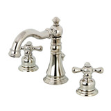 Kingston Brass Fauceture FSC1979AX American Classic Widespread Bathroom Faucet, Polished Nickel