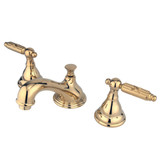 Kingston Brass KS5562GL 8 in. Widespread Bathroom Faucet, Polished Brass