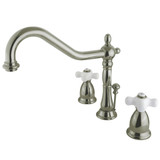 Kingston Brass KS1998PX 8 in. Widespread Bathroom Faucet, Brushed Nickel