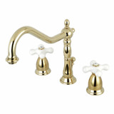 Kingston Brass KS1992PX 8 in. Widespread Bathroom Faucet, Polished Brass