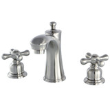 Kingston Brass KB7968AX 8 in. Widespread Bathroom Faucet, Brushed Nickel