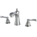 Kingston Brass KB7968FL 8 in. Widespread Bathroom Faucet, Brushed Nickel