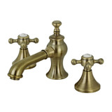 Kingston Brass KC7063BX English Country 8 in. Widespread Bathroom Faucet, Antique Brass