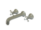 Kingston Brass  KS4128BX Wall Mount Bathroom Faucet, Brushed Nickel