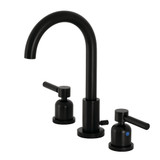 Kingston Brass Fauceture FSC8920DL Concord Widespread Bathroom Faucet, Matte Black