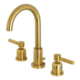 Kingston Brass Fauceture FSC8923DL Concord Widespread Bathroom Faucet, Brushed Brass