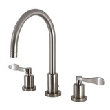 Kingston Brass KS8928DFL 8 in. Widespread Bathroom Faucet, Brushed Nickel