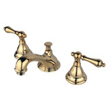 Kingston Brass KS5562AL 8 in. Widespread Bathroom Faucet, Polished Brass