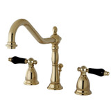 Kingston Brass KS1992PKL 8 in. Widespread Bathroom Faucet, Polished Brass