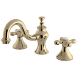 Kingston Brass KC7162AX 8 in. Widespread Bathroom Faucet, Polished Brass