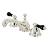 Kingston Brass KS3966PKL Duchess Widespread Bathroom Faucet with Brass Pop-Up, Polished Nickel