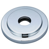 Kingston Brass FLEURO1 Manhattan Heavy Duty Round Solid Cast Brass Shower Flange, Polished Chrome